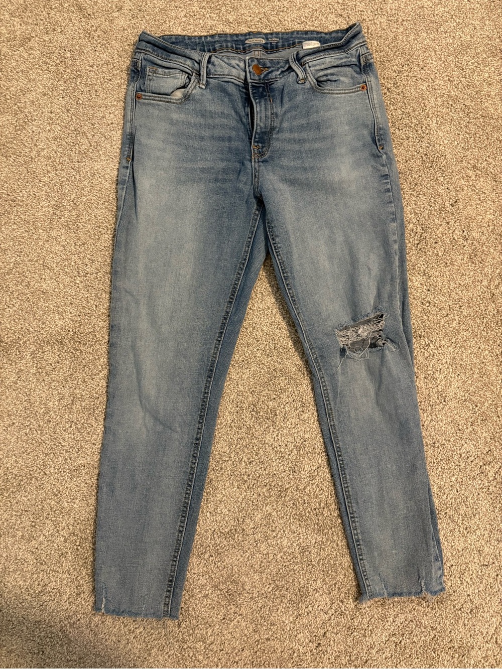 Old Navy Women's Distressed Rockstar Super Skinny Ankle Jeans